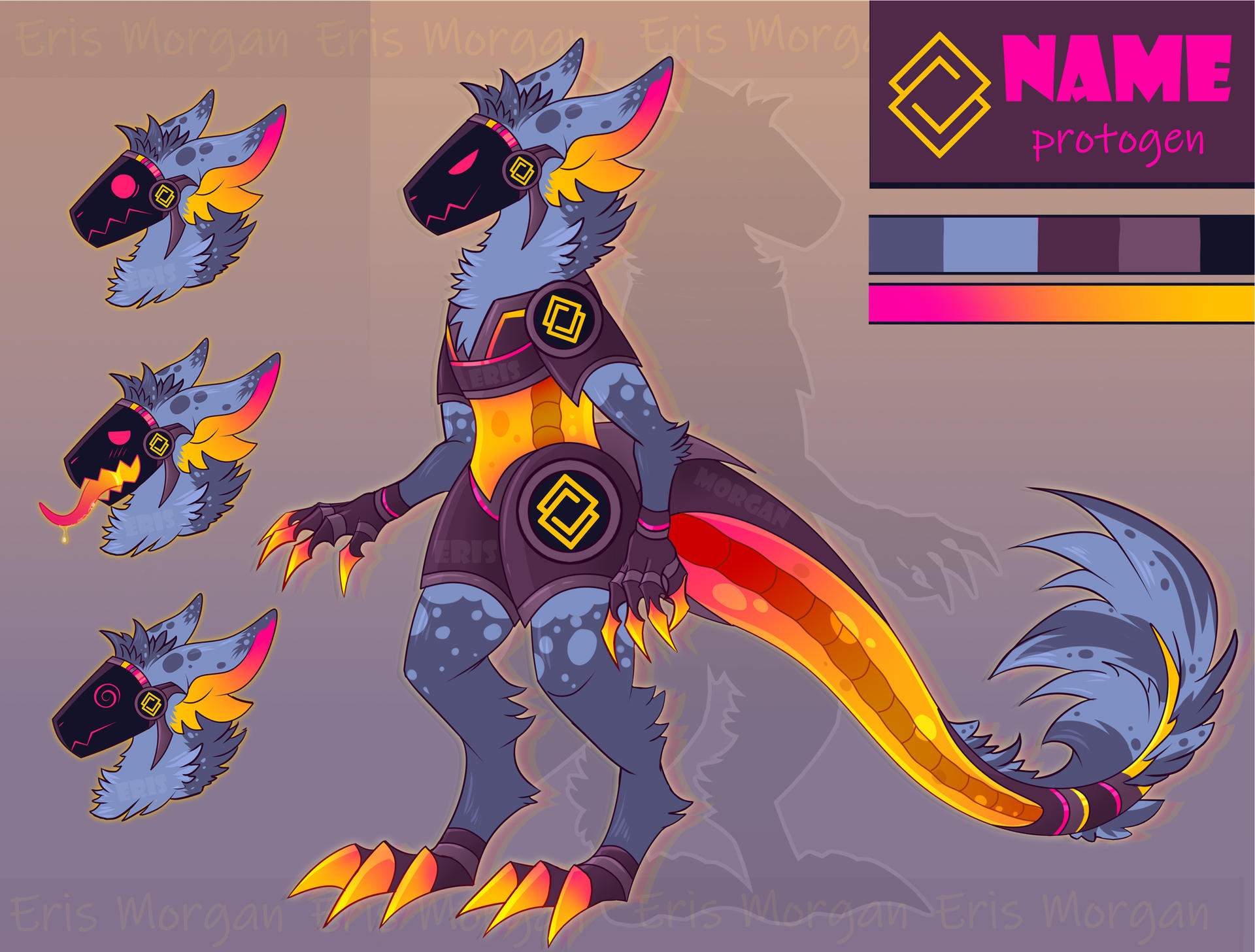 Adopt Protogen Lava Auction - CLOSED by EridaVigon03 on DeviantArt