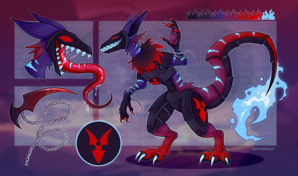 Hellhound Protogen - Adopt [CLOSED]