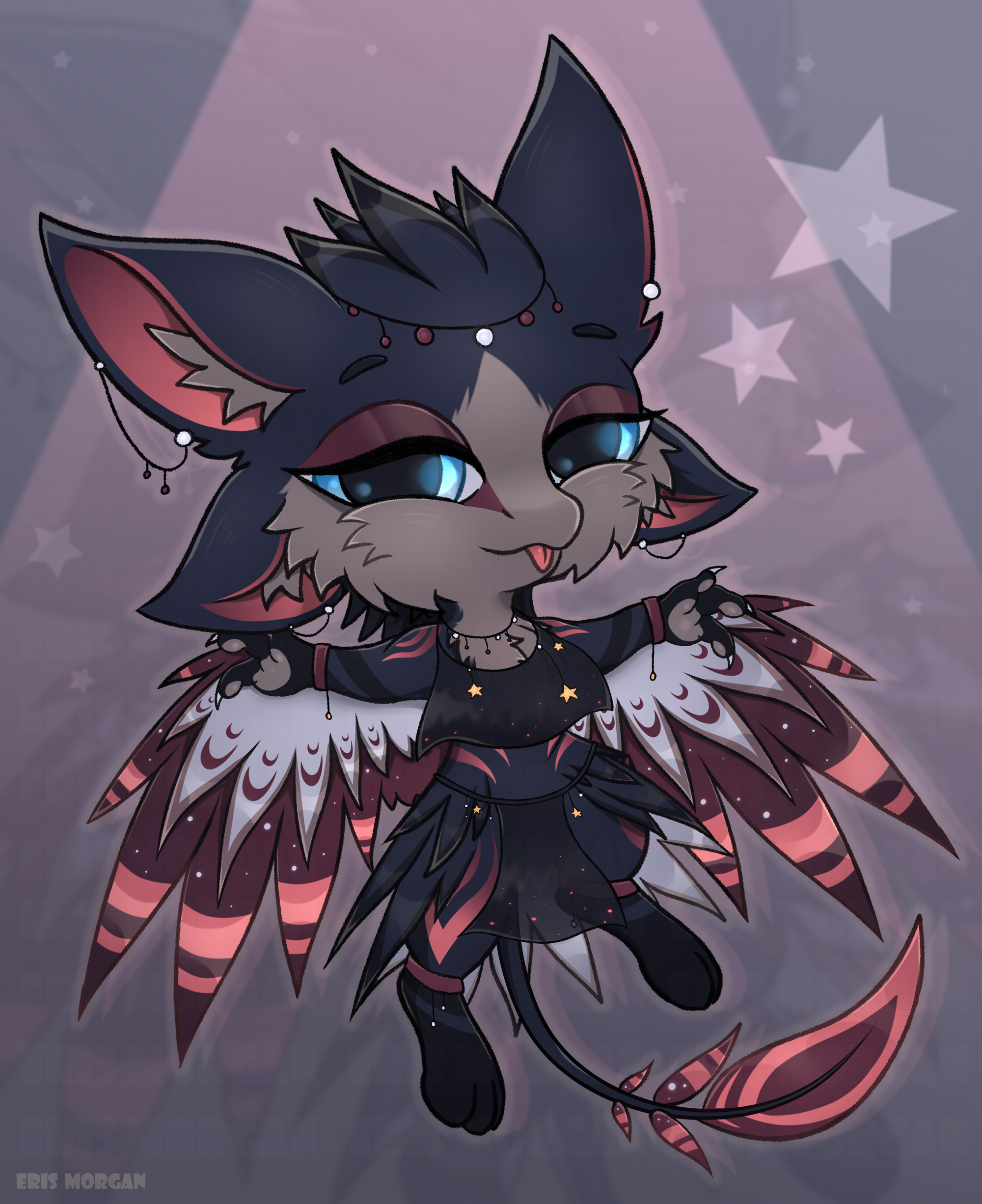 Night Moth Avali - Chibi Version