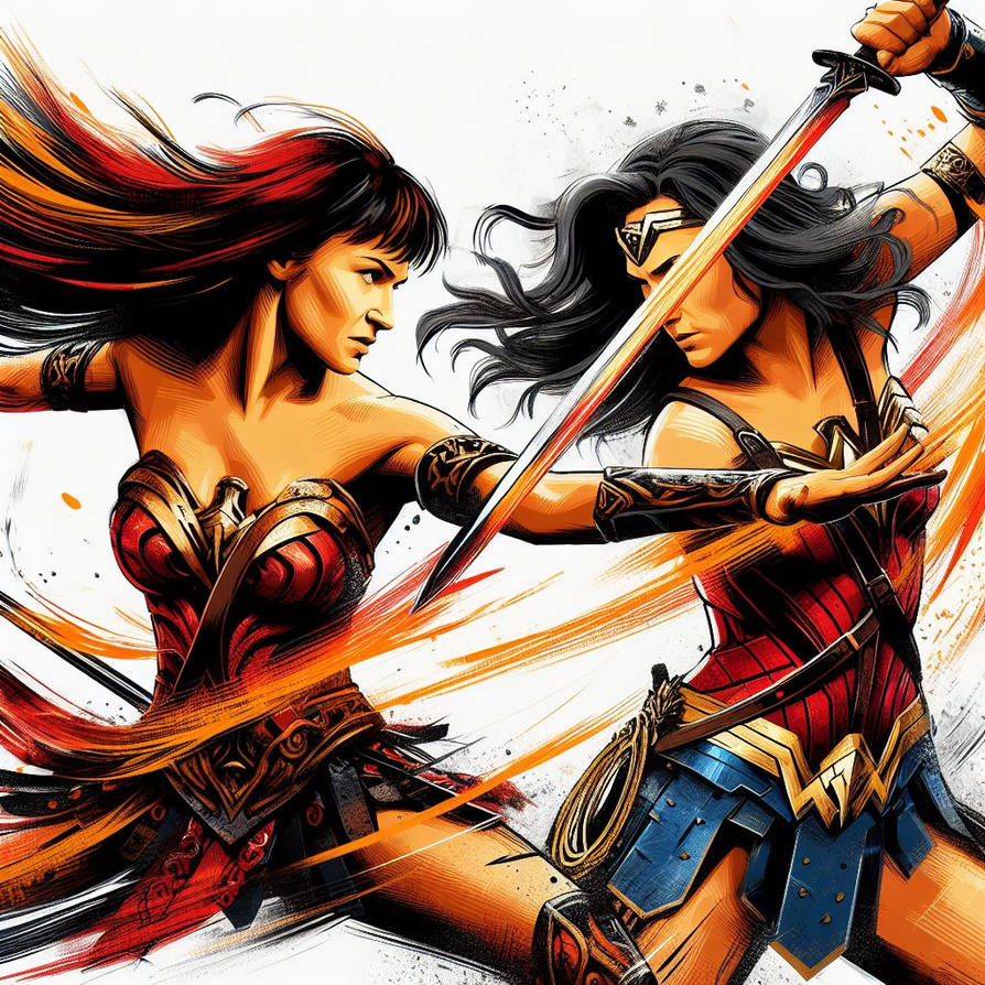 Tableau Battle Deviantart Battle of the Warrior Princesses (9) by trip002 on DeviantArt