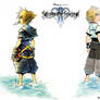 kingdom hearts 2 Sora and Roxas wallpaper