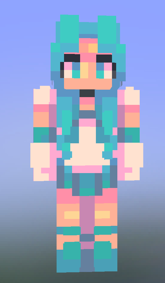 Sailor Neptune Minecraft Skin