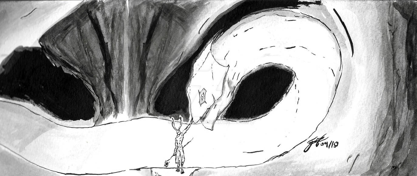 Cave rabbit by miguetrox on DeviantArt