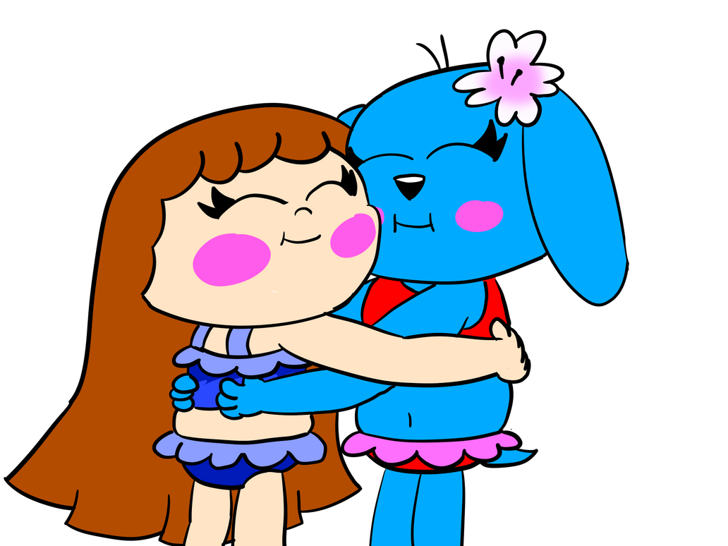 Anahita Hugging Sally by KUBE-Arts on DeviantArt
