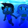 Luz and Amity's swim time