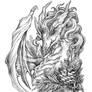 Pencil Ice Dragon Commission