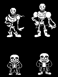 Undertale - Sans (Battle Sprites v2) by ItsJustDiamond on DeviantArt