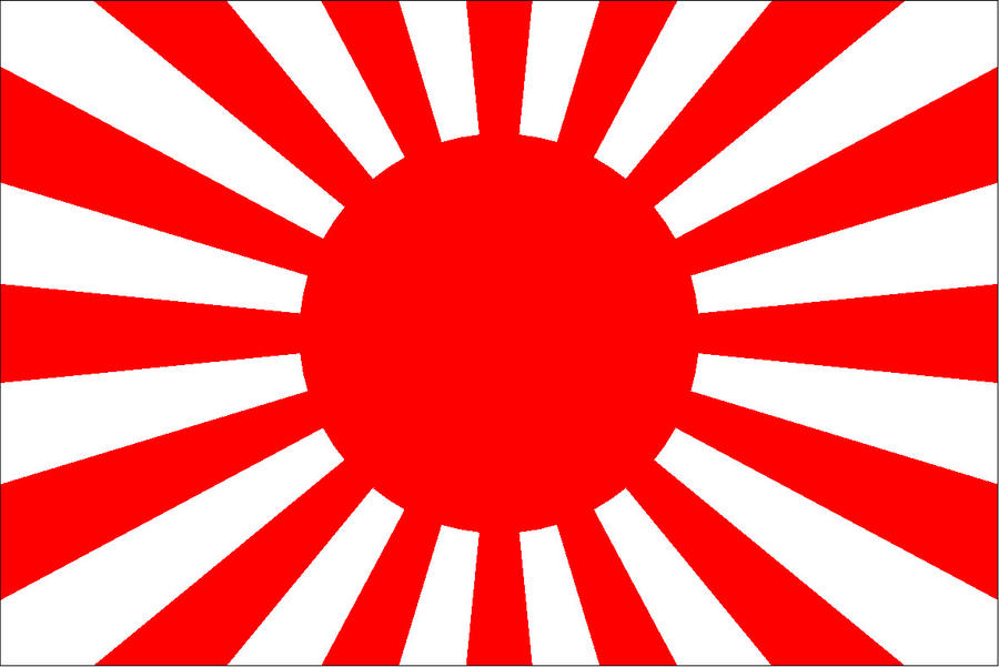 JAPANESE Raising sun flug