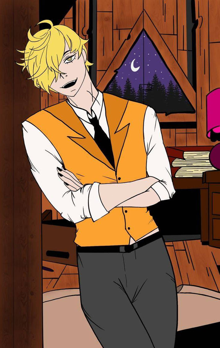 Bill Cipher fan art first version by MorganaLaFey25 on DeviantArt