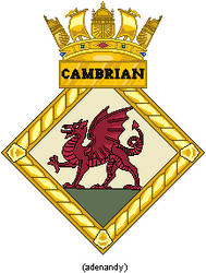 COA - HMS Cambrian, Cardiff, Wales RNR