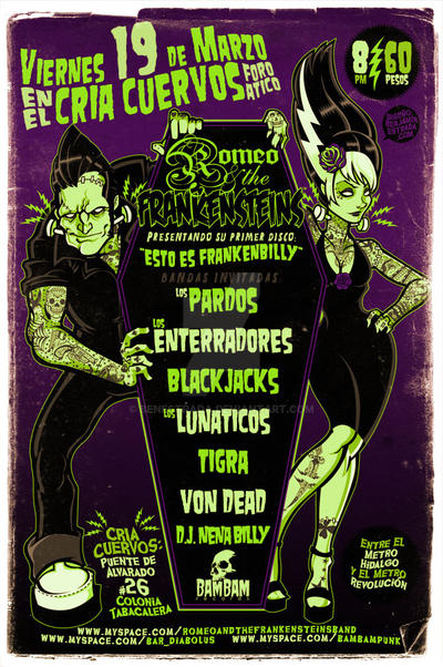 PSYCHOBILLY SHOW POSTER