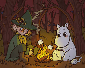 Snufkin & Moomin