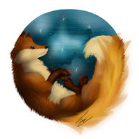 Fire Fox Logo +  SPEEDPAINT