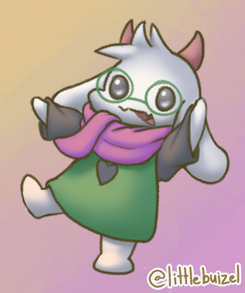 Little Ralsei Ralsei! by littlebuizel on DeviantArt