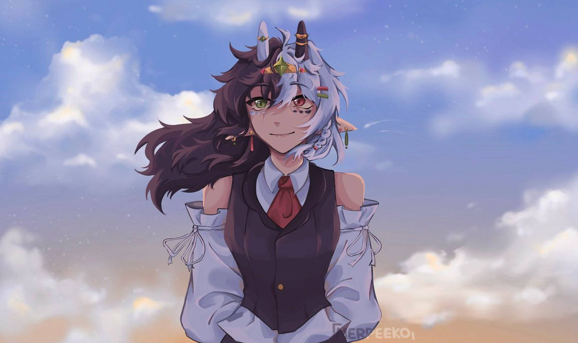 Female Ranboo human by ShadowMcChan17 on DeviantArt
