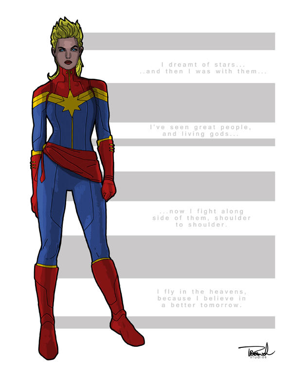 Captain Marvel by tsbranch on DeviantArt