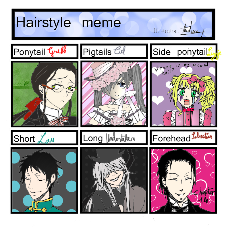 Haistyle meme - Black Butler