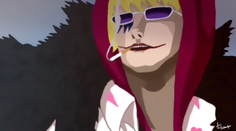 One Piece Redrawing Corazon By Andersss On Deviantart