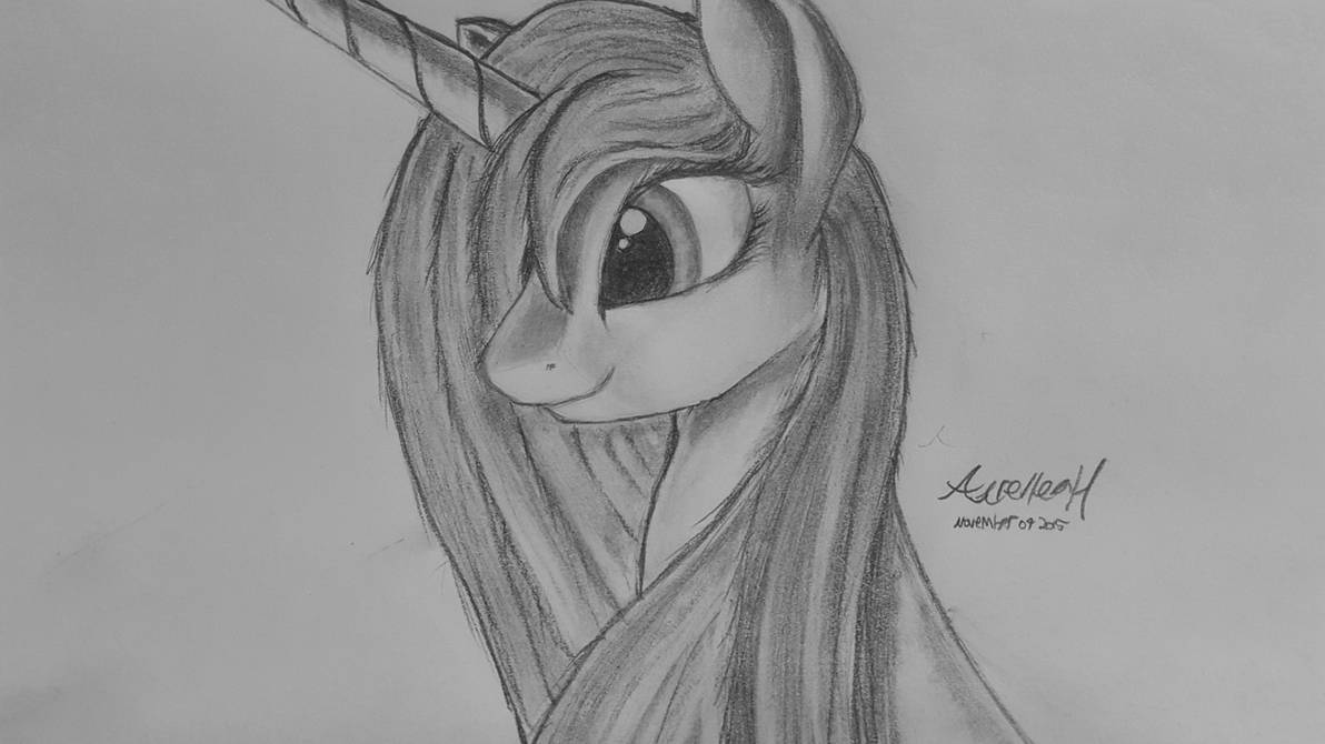 Luna (Week Three of Learning to Draw) V2 by AurelleahFreefeather