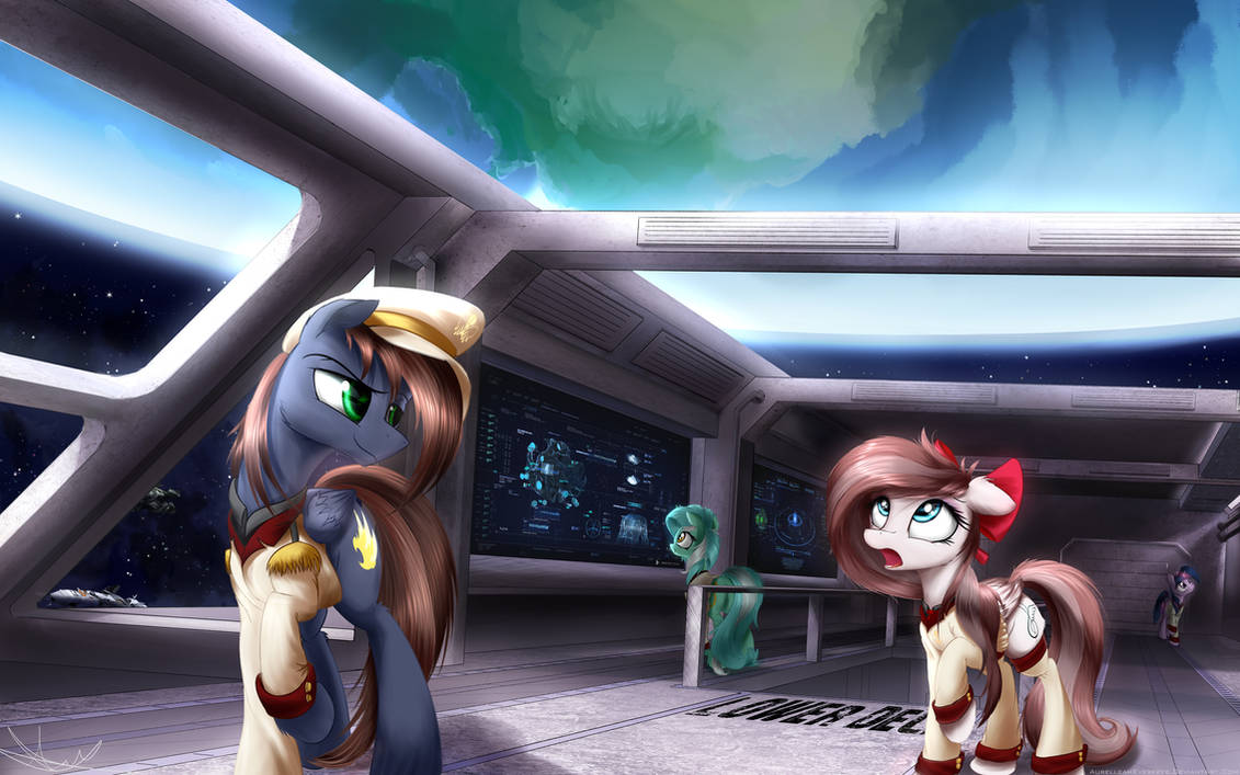 'Heh. They always look like that their first time' by AurelleahFreefeather
