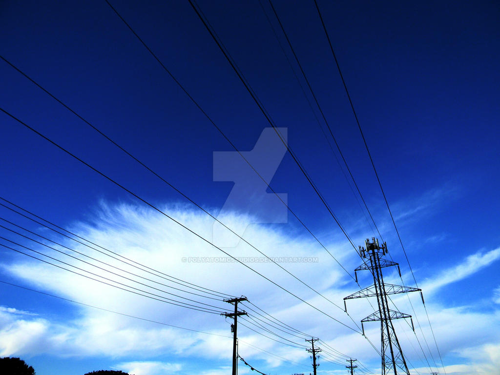 Blue Rays Electric Electric Blue Skies by PolyatomicStudios on DeviantArt