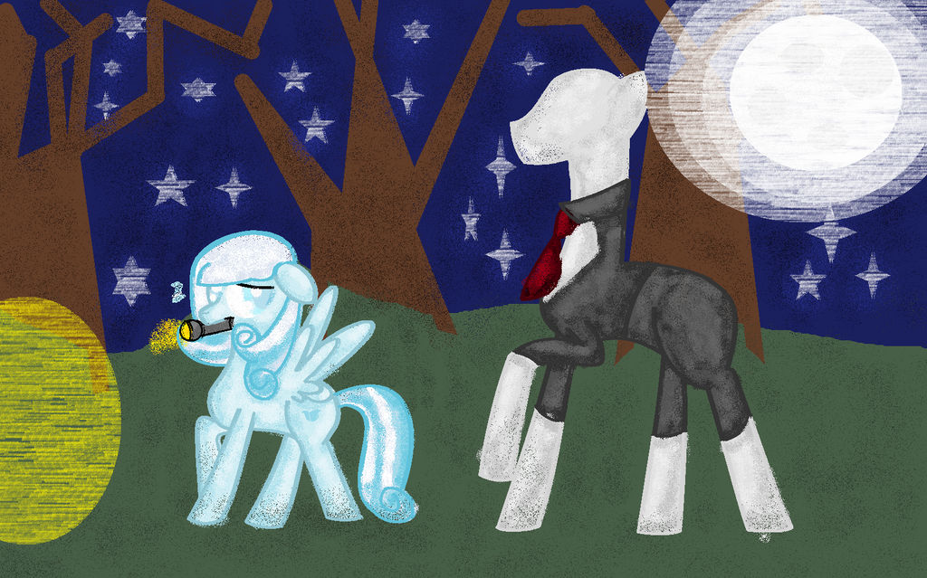 Slender Ponies slenderpony is coming by darkangle66 on DeviantArt