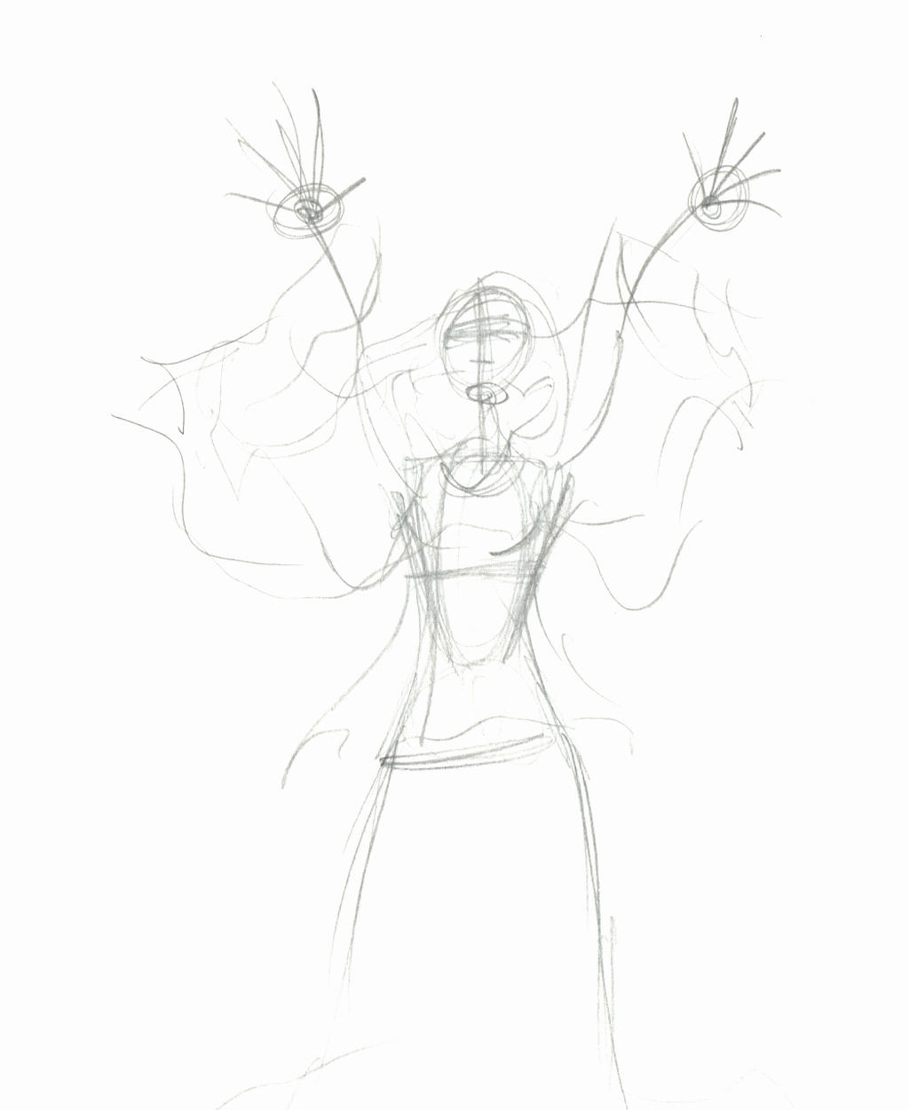 Magic Fight Sketch by Amataru on DeviantArt