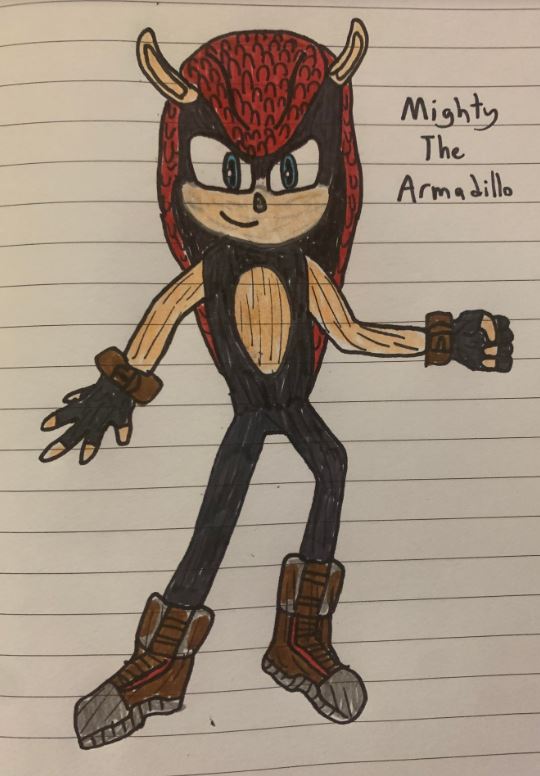 Mighty the Armadillo by UltraIstinctDrawing on DeviantArt