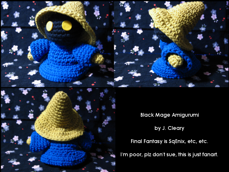 Black Mage Amigurumi