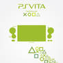 Playstation Vita Poster - Green