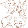 Nick Wilde expressions