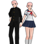 [MMDxYS] My Yandere Simulator Bases [DL]