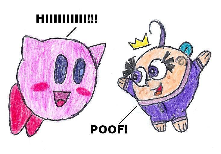 Kirby and Poof by Code-E on DeviantArt