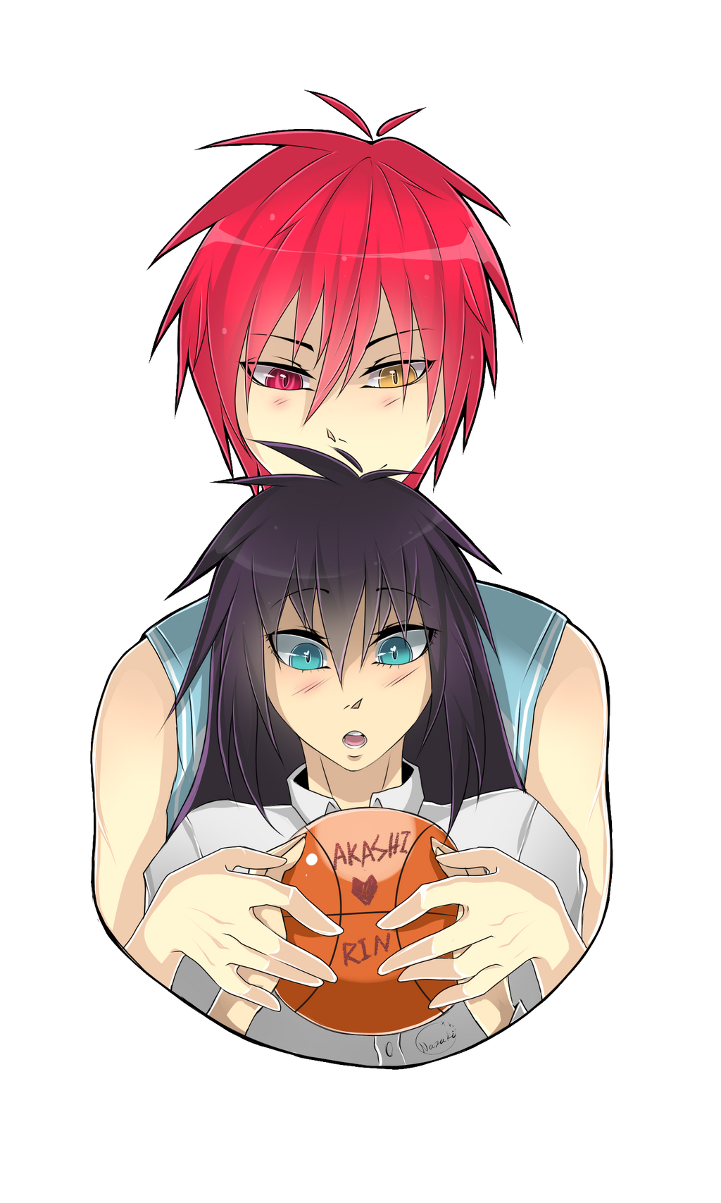 Akashi x Rin (AT) by NAZAK1 on DeviantArt