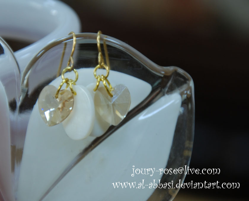 Golding Heart Earring