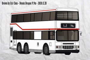 KMB Dennis Dragon 10m cartoon
