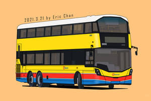 Cartoon CTB Volvo B8L bus