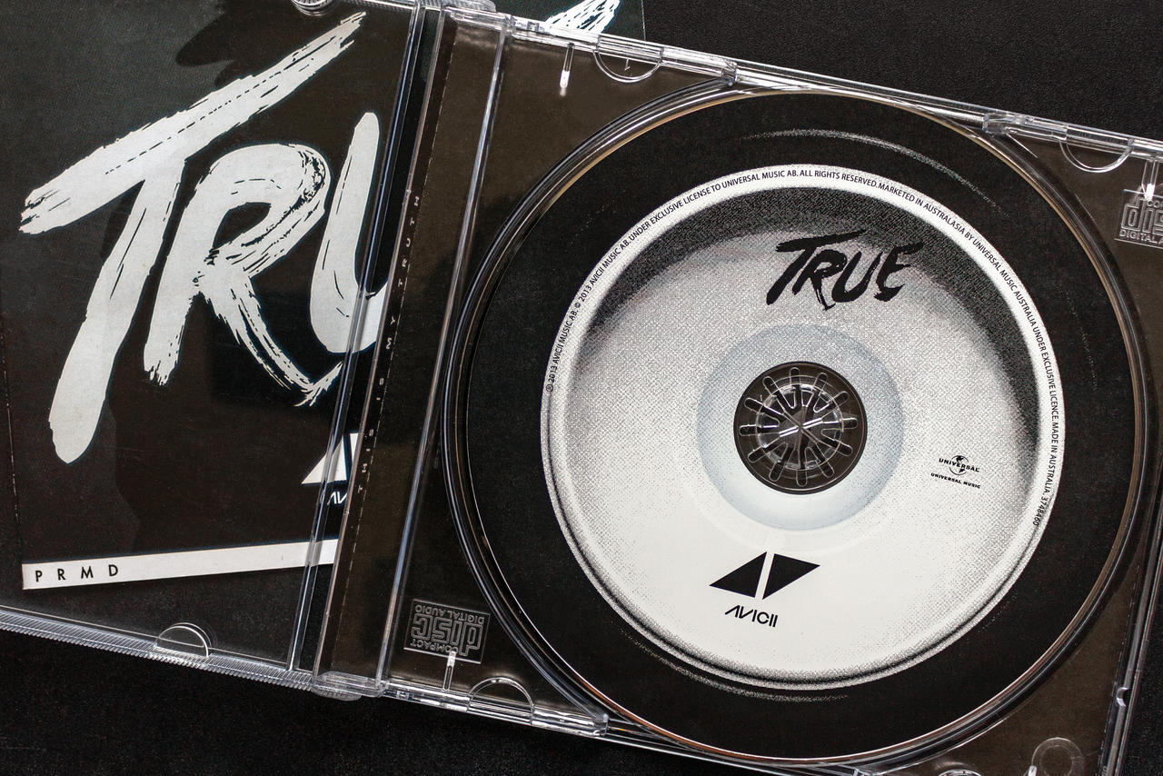 Avicii True music CD by eric2b01 on DeviantArt