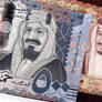 Saudi Arabia 100 500 riyal banknotes