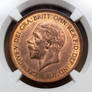Great Britain 1 penny coin George V