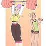 Bobbi and Noelle - Lifting