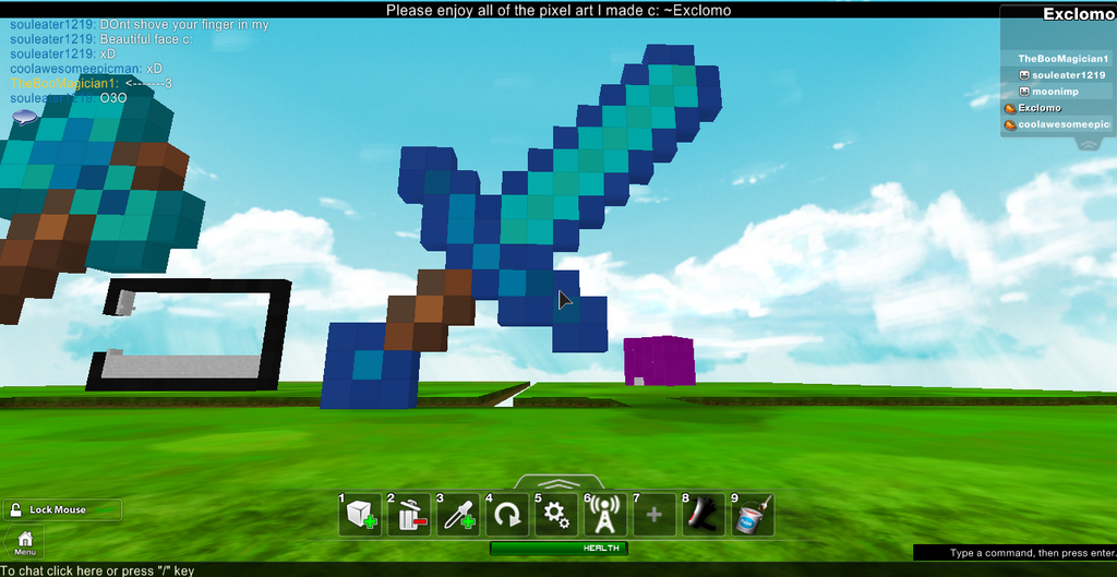 Roblox Pixel Art Minecraft Sword By Exclomo On Deviantart - roblox pixel face