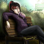 Helsie chilling in the Baltics
