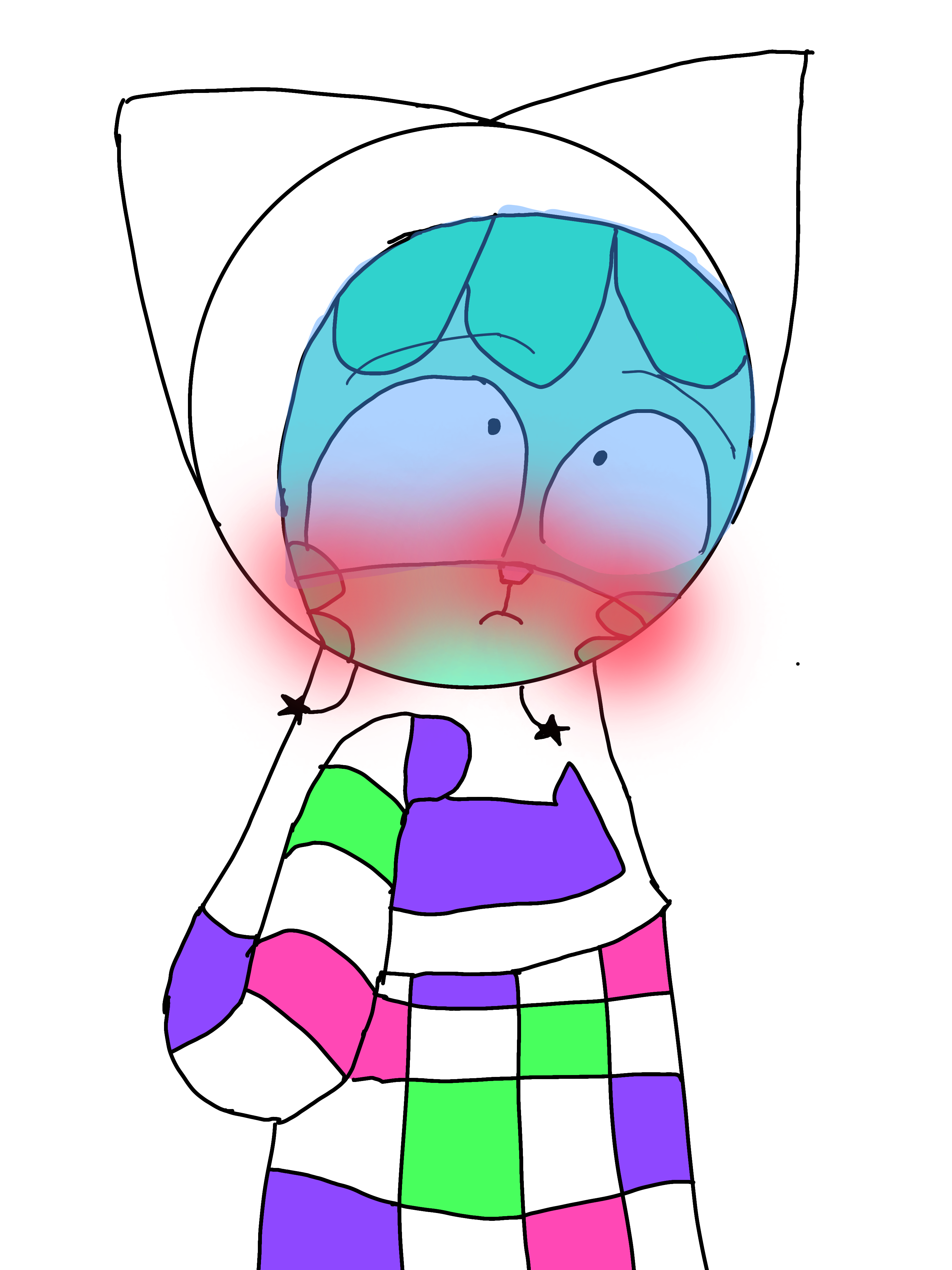 Deviantart Blushing DJ comet blushing by LeahTheLazyGirl888 on DeviantArt