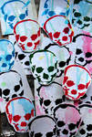 A Bunch o Sticky Skulls by xHaStexo