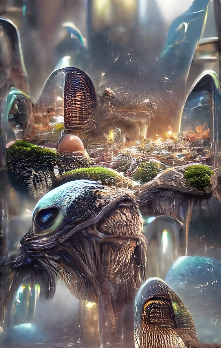 Futuristic Alien City by Artman7980 on DeviantArt