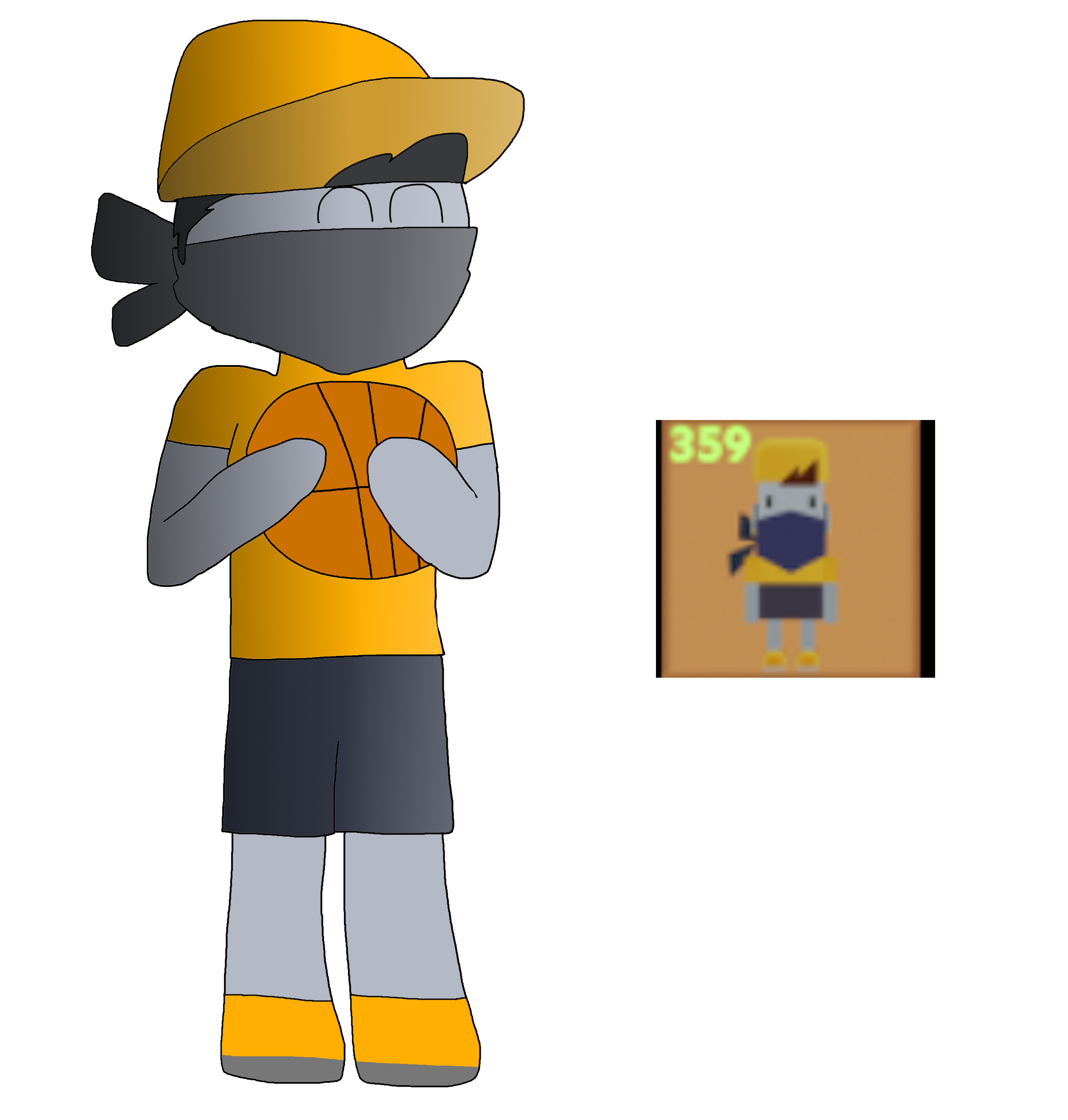 Player Piggy (3/4)  Piggy, Fan art, Roblox