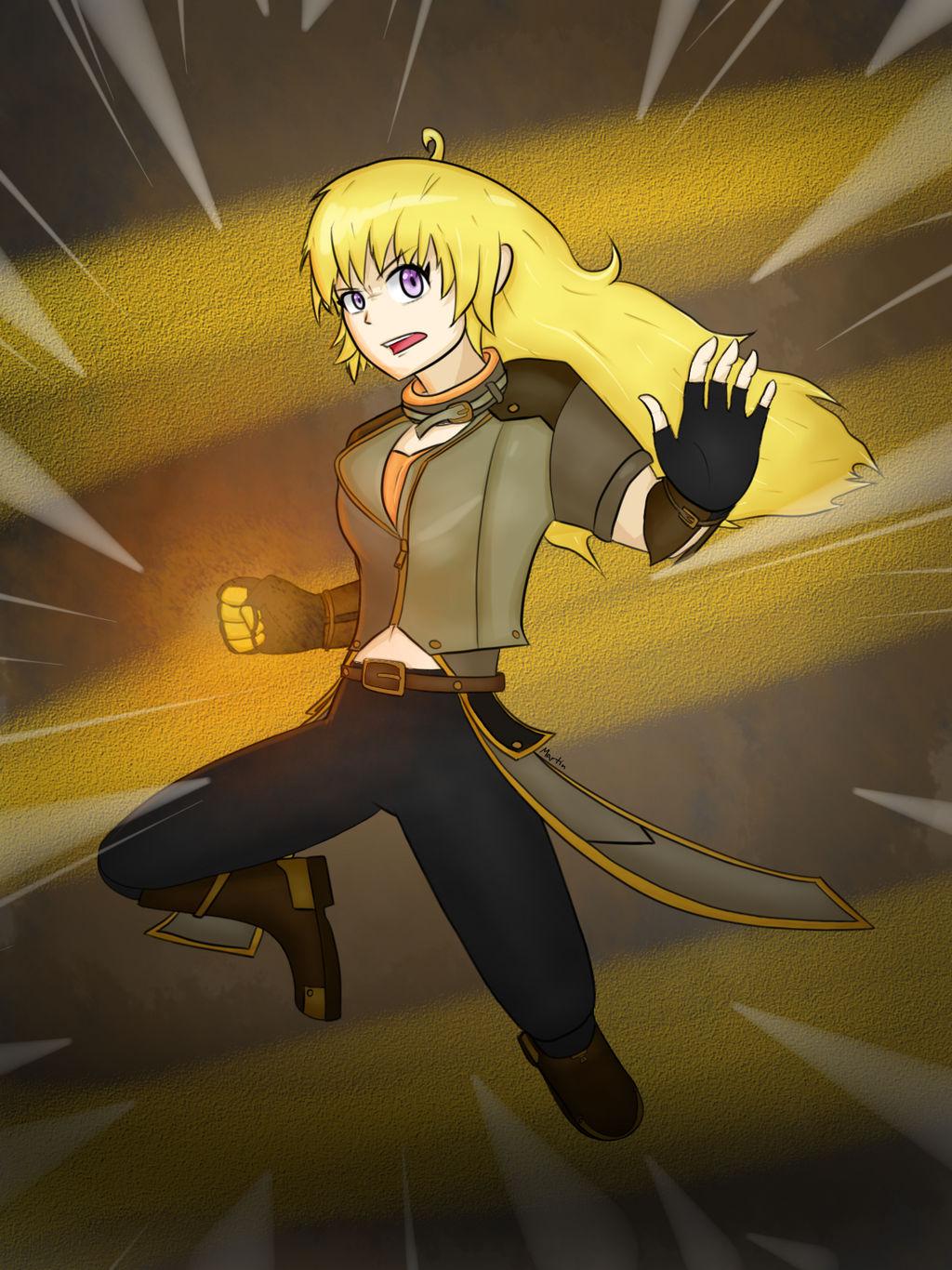 RWBY Yang by Rain3Coat on DeviantArt