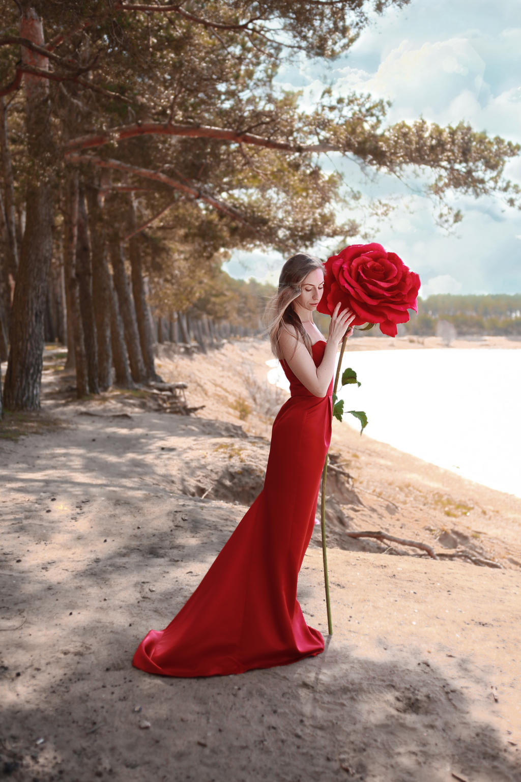# Red rose by Mishkina on DeviantArt