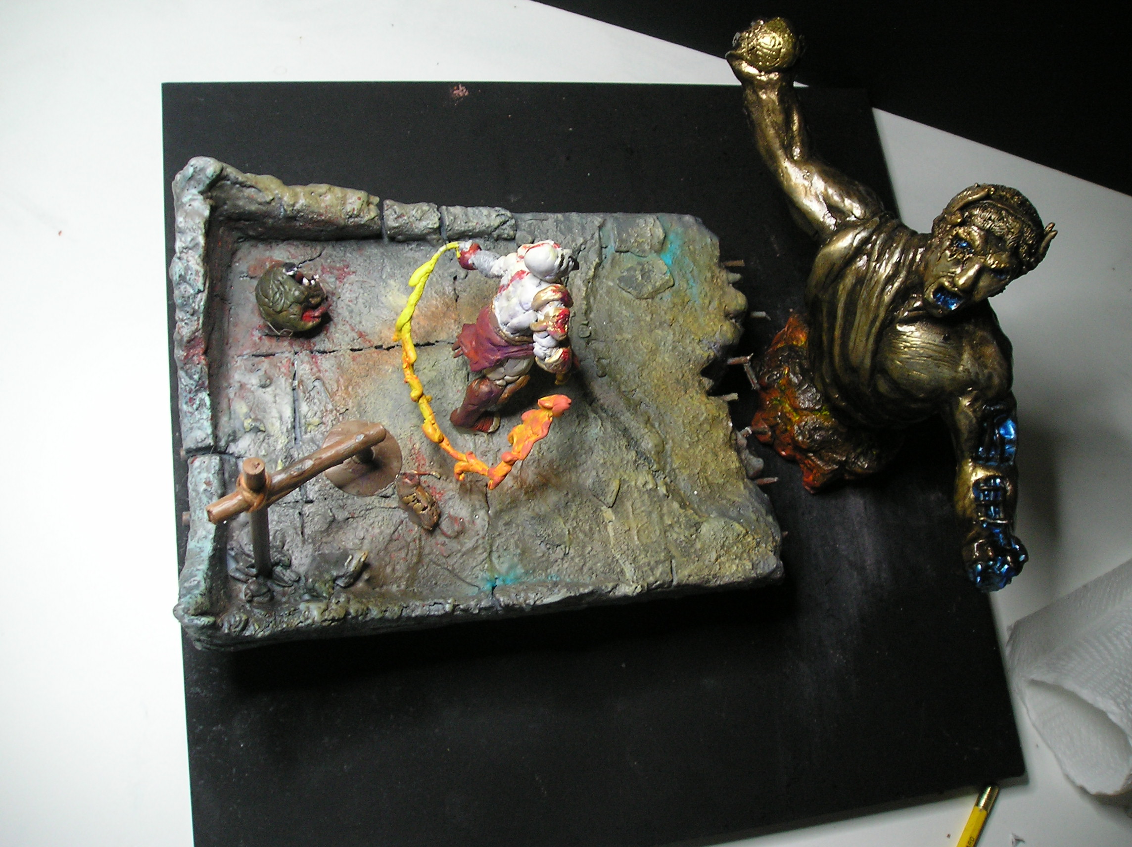 God Of War Kratos VS Colossus1